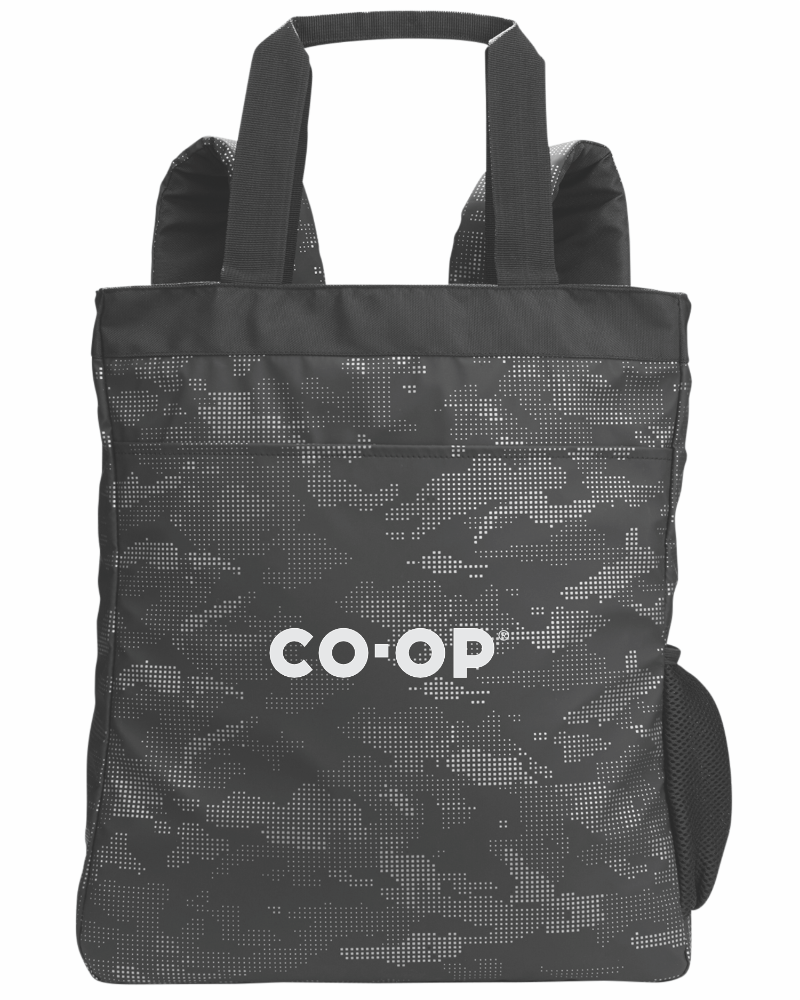 NORTH END REFLECTIVE CONVERTABLE LAPTOP BACKPACK TOTE BAG