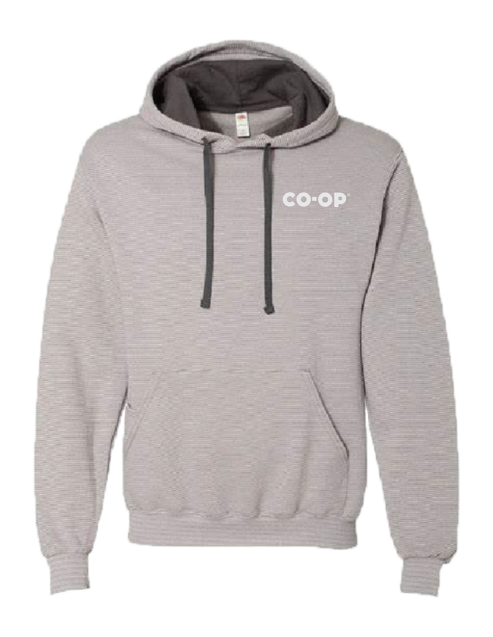 SOFSPUN MICROSTRIPED HOODIE