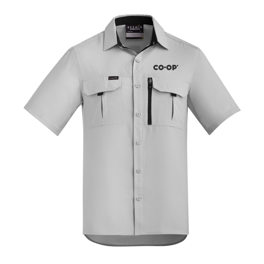 SYZMIK WORKWEAR MEN'S OUTDOOR SHORT SLEEVE SHIRT