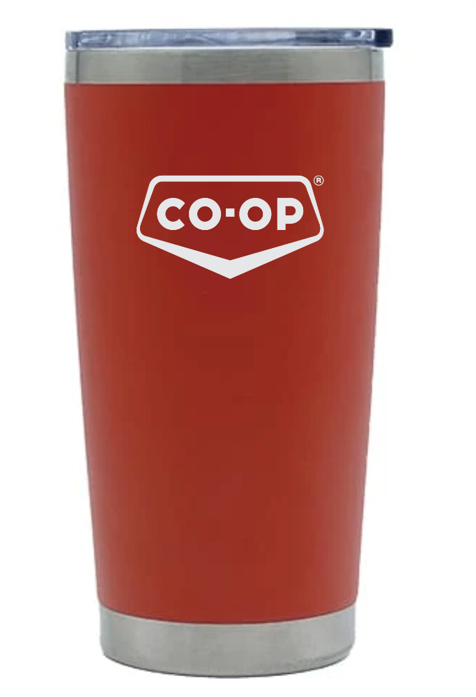 POWDER COATED 20oz TRAVEL MUG