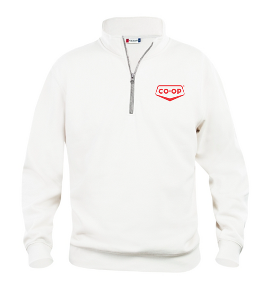 CLIQUE STOCKHOLM UNISEX HALF-ZIP SWEATSHIRT W/ CO-OP SHIELD