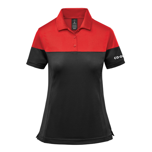 LADIES MONTEREY TWO-TONED S/S POLO