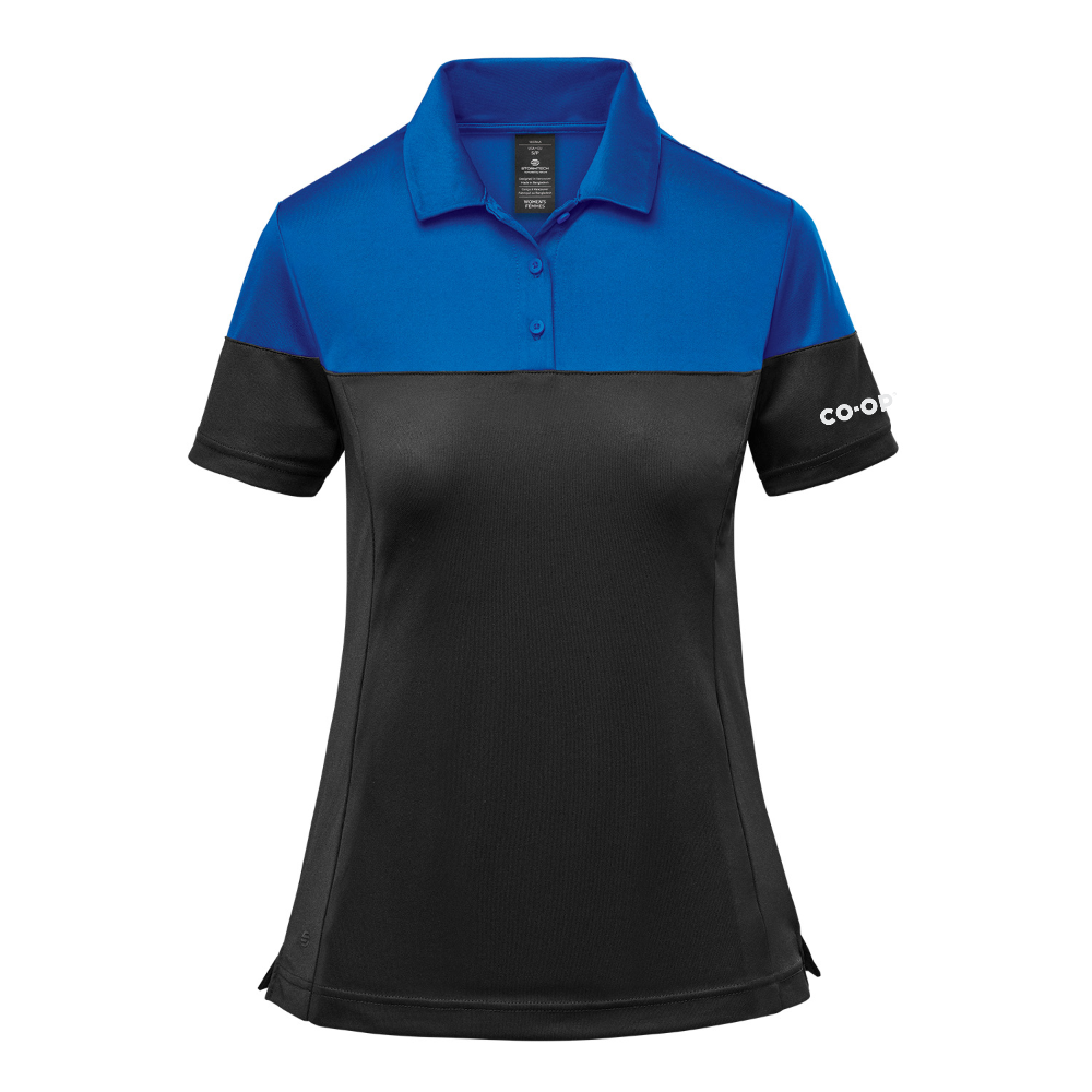 LADIES MONTEREY TWO-TONED S/S POLO