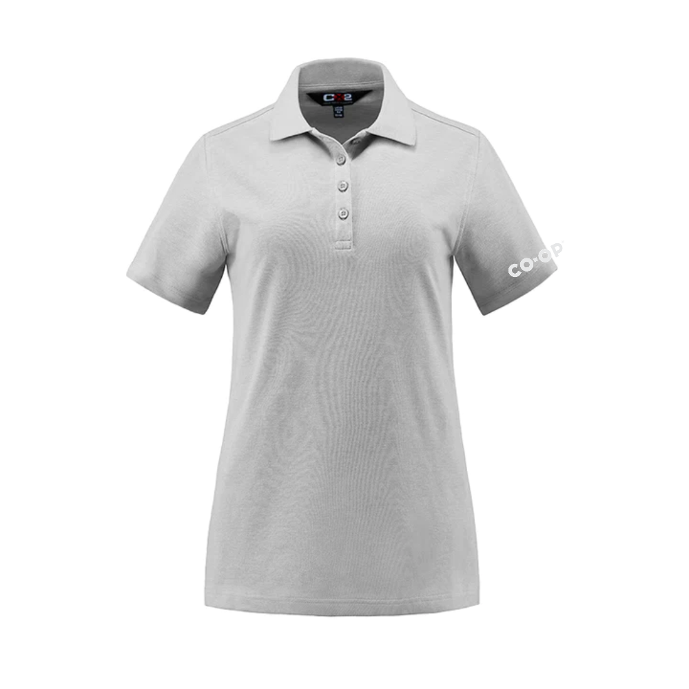 LADIES ELITE COTTON/POLY/SPANDEX PIQUE POLO