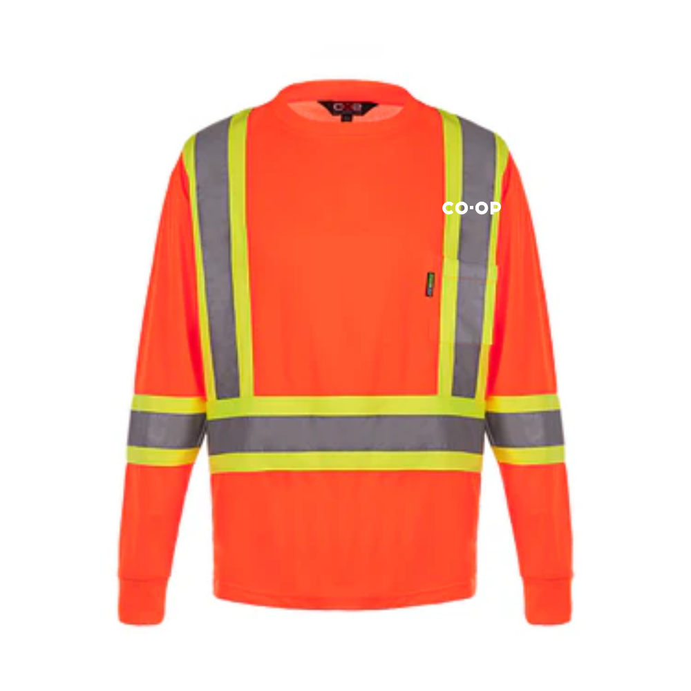 LOOKOUT HI-VIS LONG SLEEVE T-SHIRT