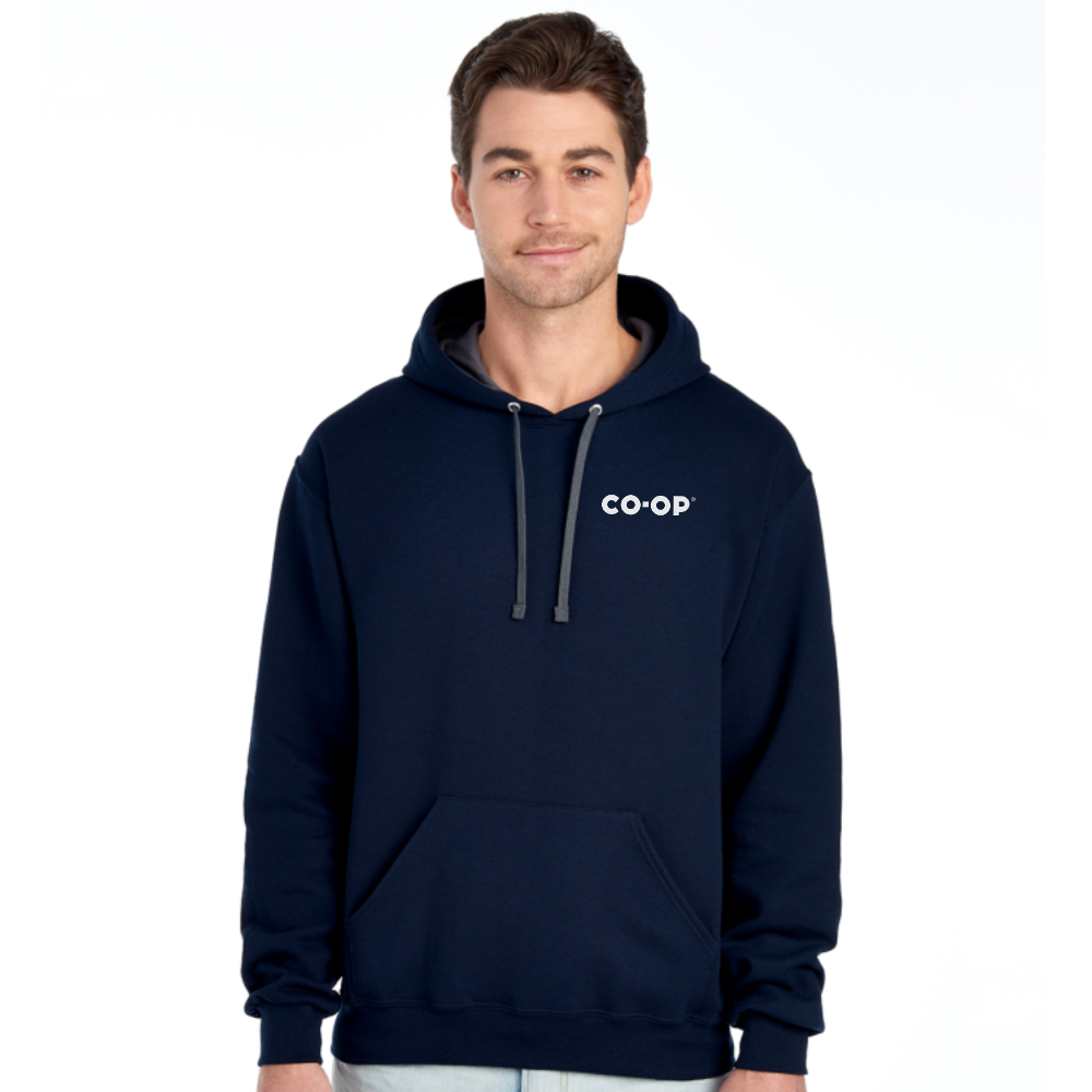FRUIT OF THE LOOM ADULT SOFTSPUN FLEECE HOODIE
