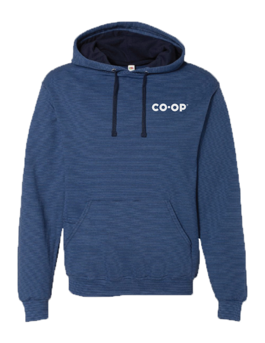 SOFSPUN MICROSTRIPED HOODIE