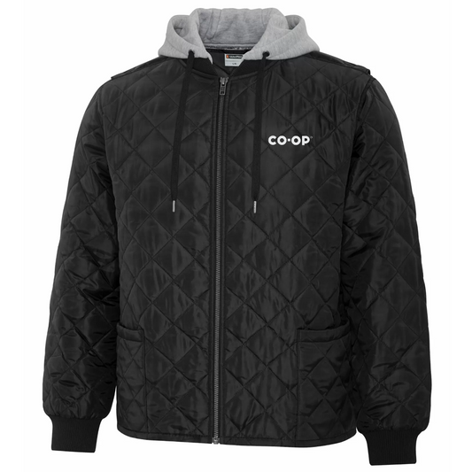 WeRK QUILTED HOODED FREEZER JACKET