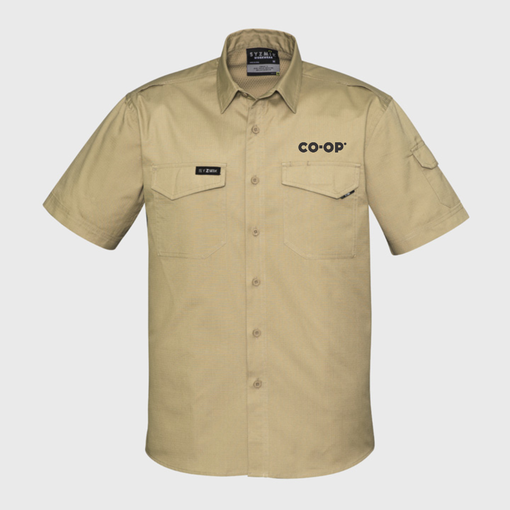 SYZMIK WORKWEAR MEN'S RUGGED COOLING SHORT SLEEVE SHIRT
