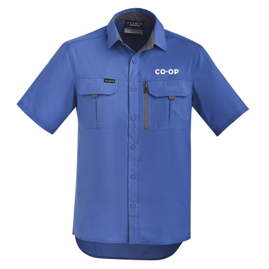 SYZMIK WORKWEAR MEN'S OUTDOOR SHORT SLEEVE SHIRT