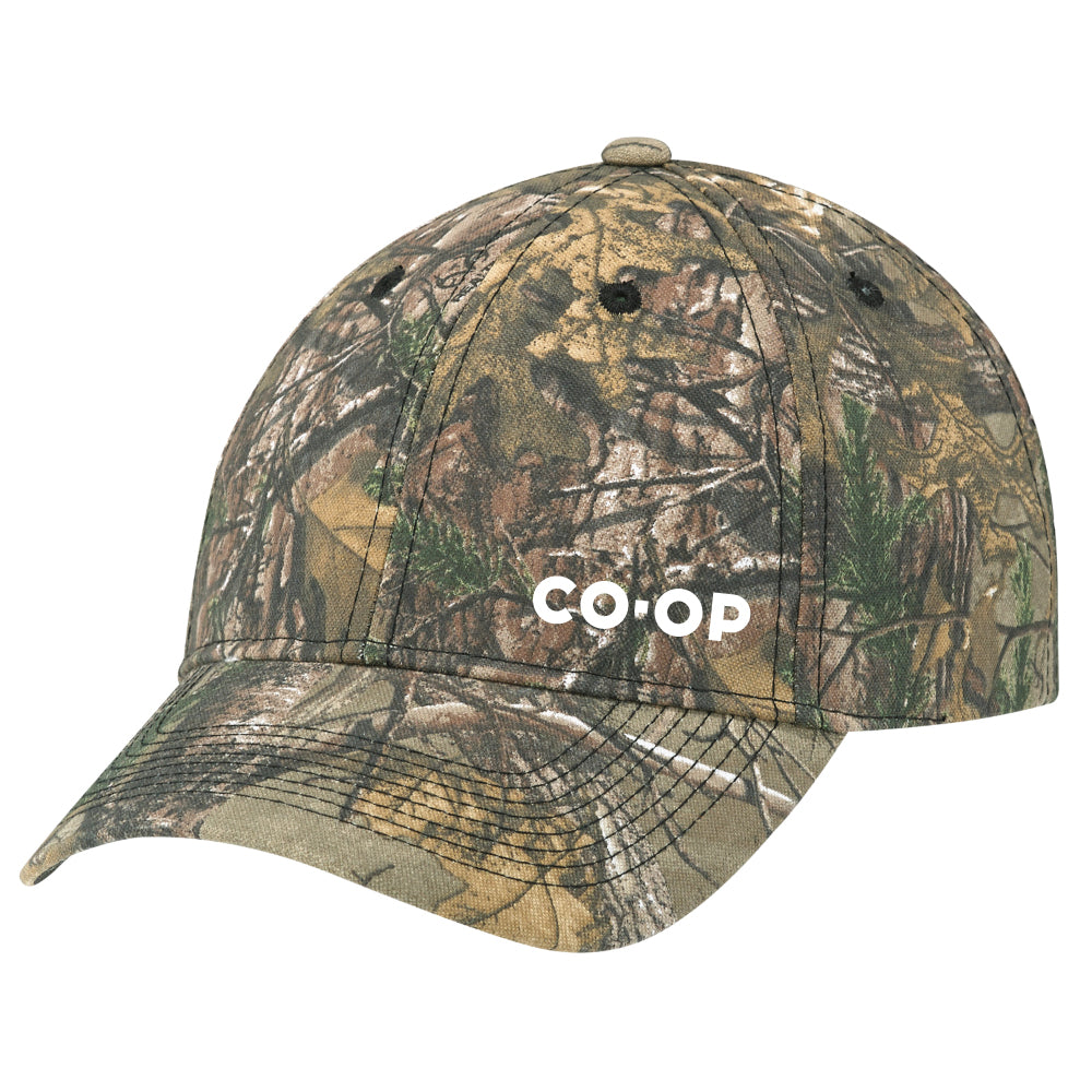 CAMO BRUSHED POLYCOTTON HAT