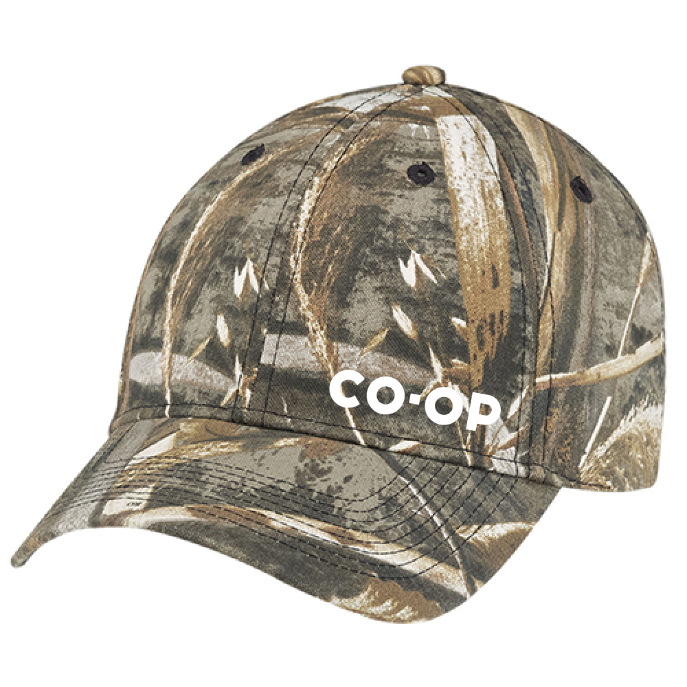 CAMO BRUSHED POLYCOTTON HAT