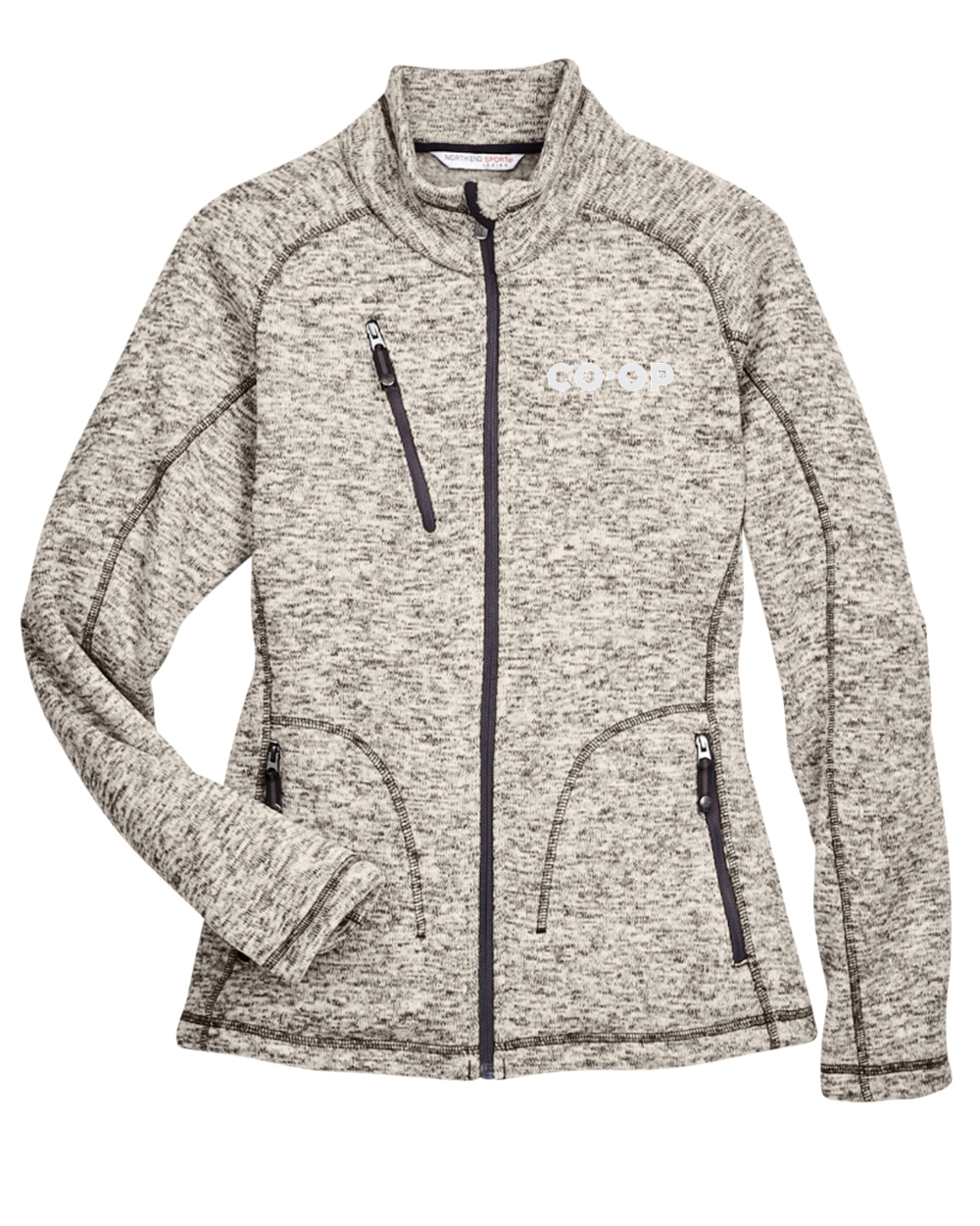 LADIES PEAK KNIT FLEECE JACKET