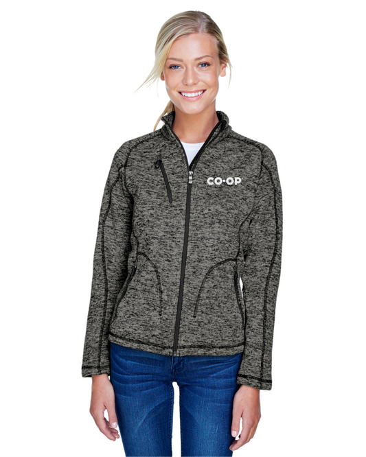 LADIES PEAK KNIT FLEECE JACKET