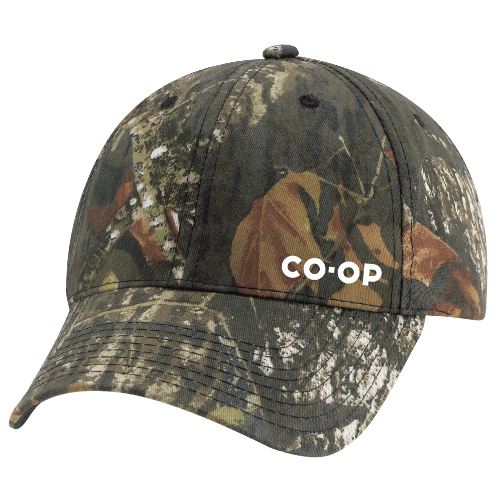 CAMO BRUSHED POLYCOTTON HAT