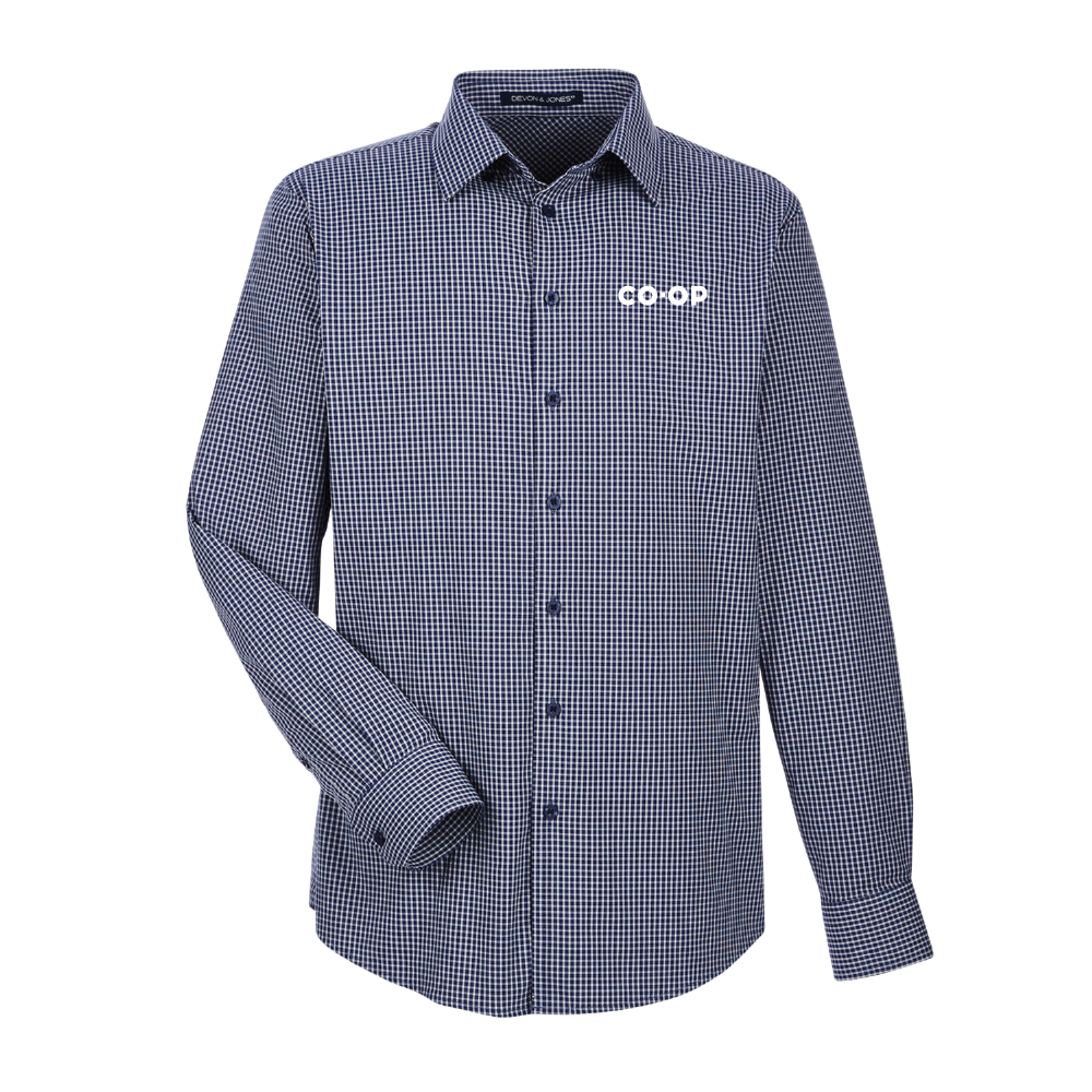 MEN'S DEVON & JONES CROWNLUX PERFORMANCE CHECK SHIRT